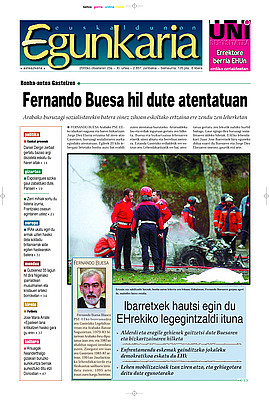 Fernando Buesa hil dute atentatuan